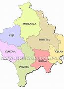 Image result for Kosovo Political Map
