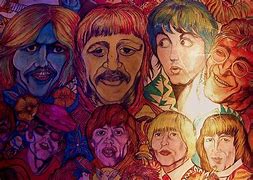Image result for The Beatles Vs. the Stones Caricature