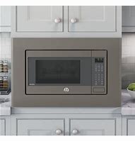 Image result for White Built in Microwave with Trim Kit