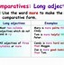 Image result for Comparative and Superlative Forms