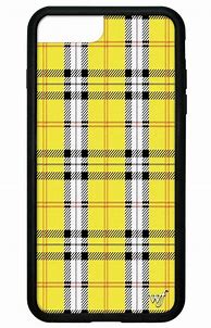 Image result for Yellow Plaid Wildflower iPhone Case