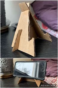 Image result for Make Cell Phone Holder From Cardboard