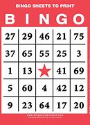 Image result for Bingo Paper Sheets