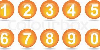 Image result for Cute Printable Numbers Orange