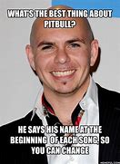 Image result for Pitbull Rapper Meme