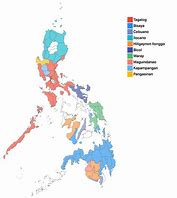 Image result for Philippines Language Map