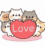 Image result for Round Cat Stickers