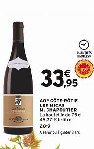 Image result for M Chapoutier Cote Rotie Micas