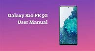 Image result for Samsung Galaxy S20 Fe 5G User Manual