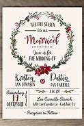 Image result for Christmas Wedding Invitations