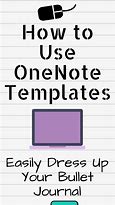 Image result for How to Use OneNote Bullet Journal