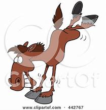 Image result for Bucking Horse Cartoon