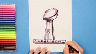 Image result for Super Bowl Drawing