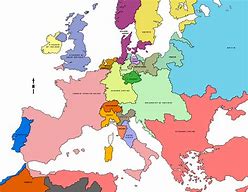 Image result for old map of europe 1800s