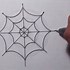 Image result for Spider Web Sketch