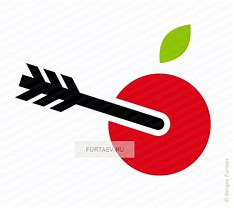 Image result for Apple with Arrow PNG