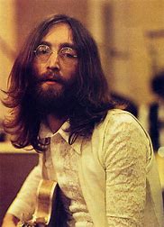 Image result for John Lennon Long Hair