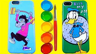 Image result for Cartoon Character Painting in iPod
