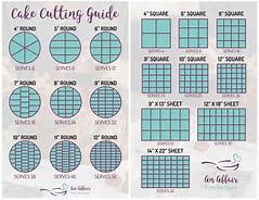 Image result for Rectangle Cake Cutting Guide