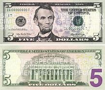 Image result for five dollar bills back designs