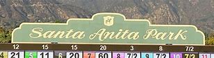Image result for Santa Anita Race Track Logo