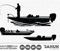 Image result for Bass Fishing Silhouette Boat