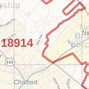 Image result for Easton PA Zip Code Map