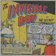 Image result for Invisible Boy Cartoony