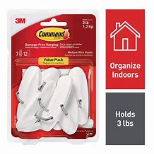 Image result for 3M Adhesive Wall Hooks
