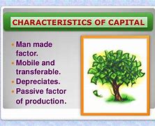 Image result for Example of Capital in Factors of Production