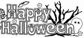 Image result for Halloween Cartoon Black and White