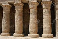 Image result for Egyptian Stone Pillers