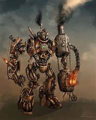 Image result for Steampunk Machine Robot