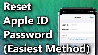 Image result for How Do I Reset My Apple ID Password