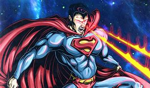 Image result for Superman Pose Laser Eyes