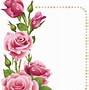 Image result for Vintage Pink Rose Border Clip Art