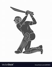 Image result for Batsman in Black and White