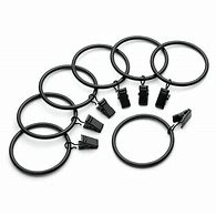 Image result for 2 Inch Curtain Rings with Clips