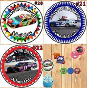 Image result for NASCAR 3rd Birthday Stickers