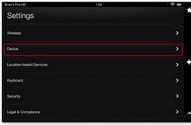 Image result for Kindle Fire Tablet Settings