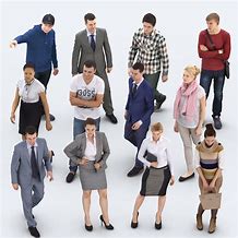 Image result for 3D People Vector