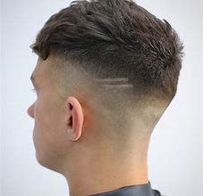 Image result for Haircut with Lines On Side