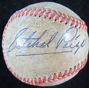 Image result for Satchel Paige Autographed Ball