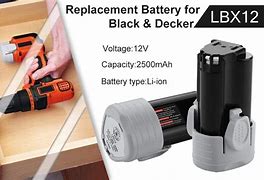 Image result for Black and Decker 12 Volt Battery