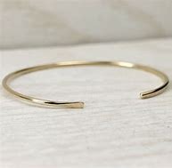 Image result for Simple Gold Cuff Bracelet