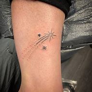 Image result for Small Shooting Star Tattoo
