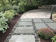 Image result for Back Yard Ideas with Stepping Stones