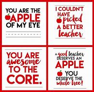 Image result for Apple Gift Card Printable for Teacher Appreciation