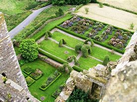 Image result for medieval gardens designs