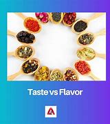 Image result for Taste Vs. Flavor